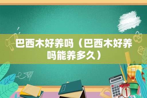 巴西木好养吗（巴西木好养吗能养多久）