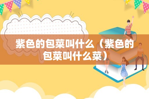 紫色的包菜叫什么（紫色的包菜叫什么菜）