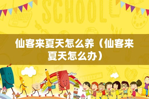仙客来夏天怎么养（仙客来夏天怎么办）