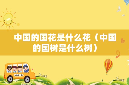 中国的国花是什么花（中国的国树是什么树）