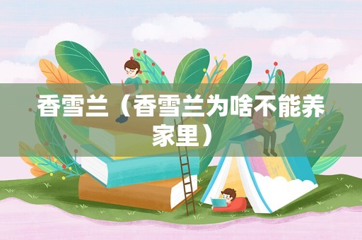 香雪兰（香雪兰为啥不能养家里）