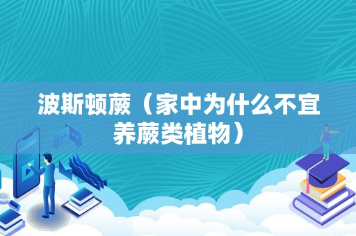 波斯顿蕨（家中为什么不宜养蕨类植物）