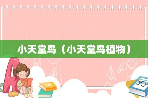 小天堂鸟（小天堂鸟植物）