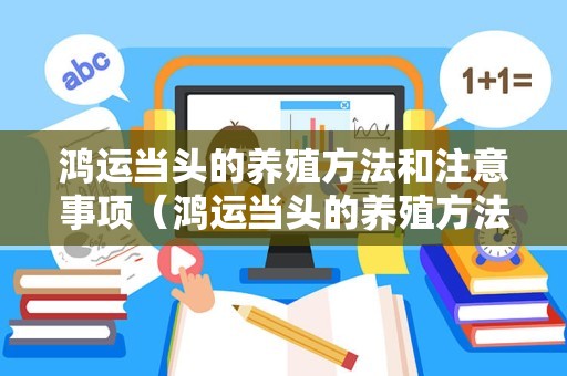 鸿运当头的养殖方法和注意事项（鸿运当头的养殖方法和注意事项淘宝）