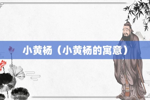 小黄杨（小黄杨的寓意）