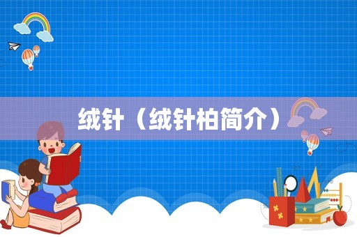 绒针（绒针柏简介）
