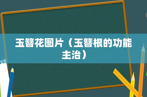 玉簪花图片（玉簪根的功能主治）