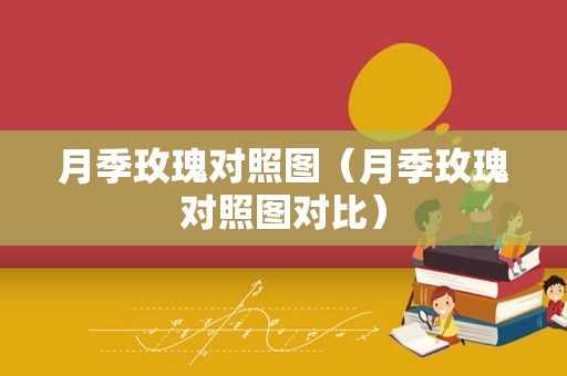 月季玫瑰对照图（月季玫瑰对照图对比）