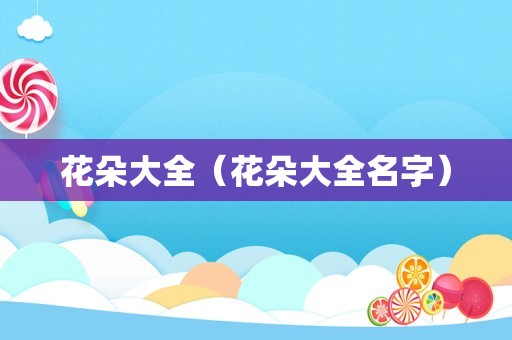 花朵大全（花朵大全名字）