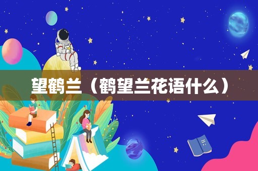 望鹤兰（鹤望兰花语什么）