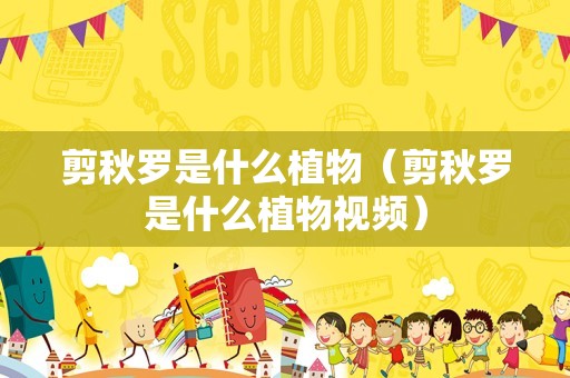 剪秋罗是什么植物（剪秋罗是什么植物视频）