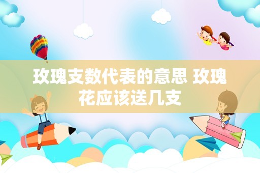 玫瑰支数代表的意思 玫瑰花应该送几支