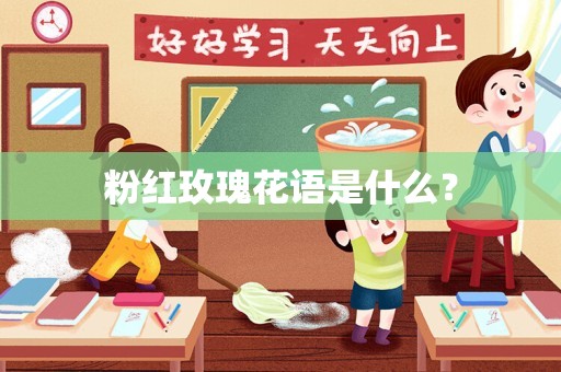 粉红玫瑰花语是什么？