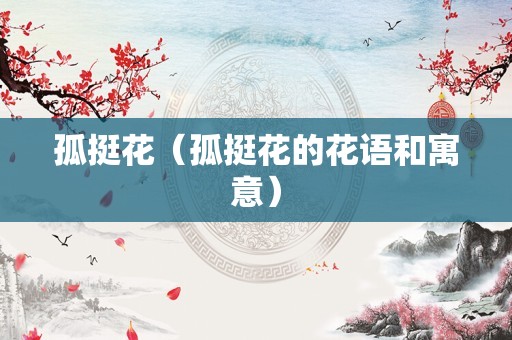 孤挺花（孤挺花的花语和寓意）