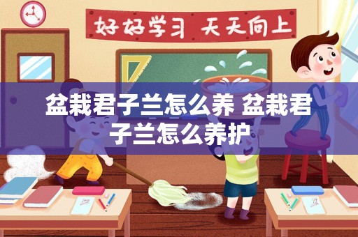 盆栽君子兰怎么养 盆栽君子兰怎么养护