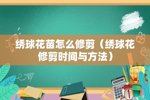 绣球花苗怎么修剪（绣球花修剪时间与方法）