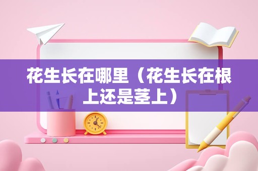 花生长在哪里（花生长在根上还是茎上）