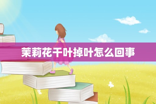 茉莉花干叶掉叶怎么回事