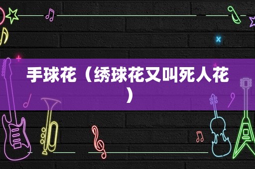 手球花（绣球花又叫死人花）