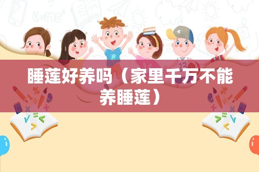 睡莲好养吗（家里千万不能养睡莲）