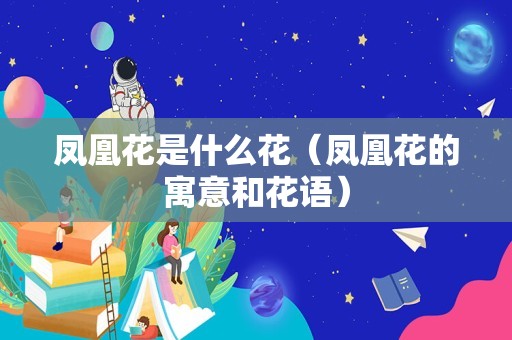 凤凰花是什么花（凤凰花的寓意和花语）