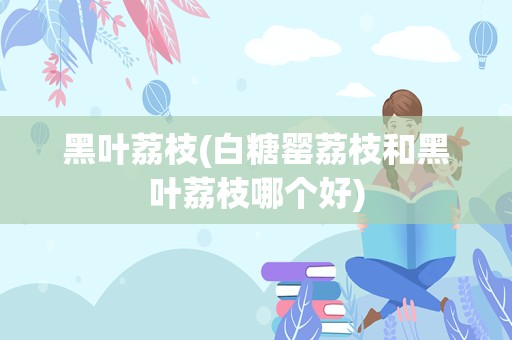 黑叶荔枝(白糖罂荔枝和黑叶荔枝哪个好)