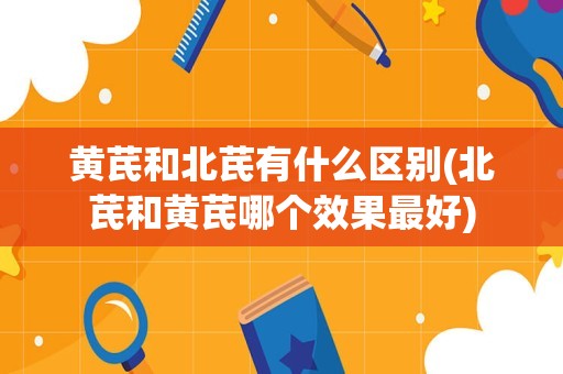 黄芪和北芪有什么区别(北芪和黄芪哪个效果最好)