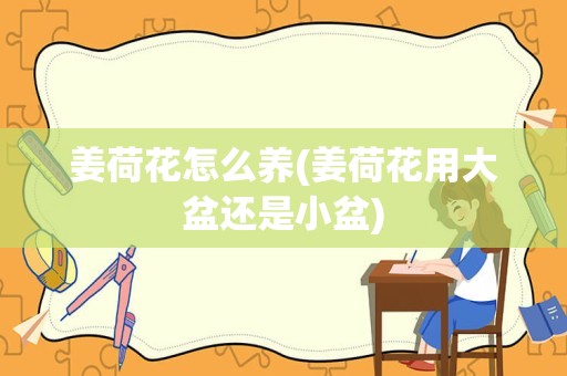 姜荷花怎么养(姜荷花用大盆还是小盆)