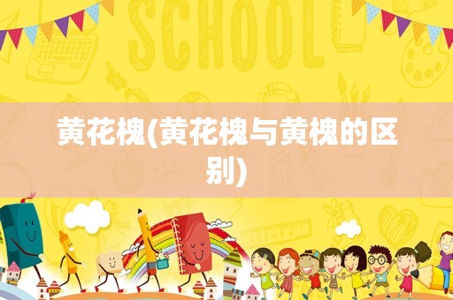 黄花槐(黄花槐与黄槐的区别)